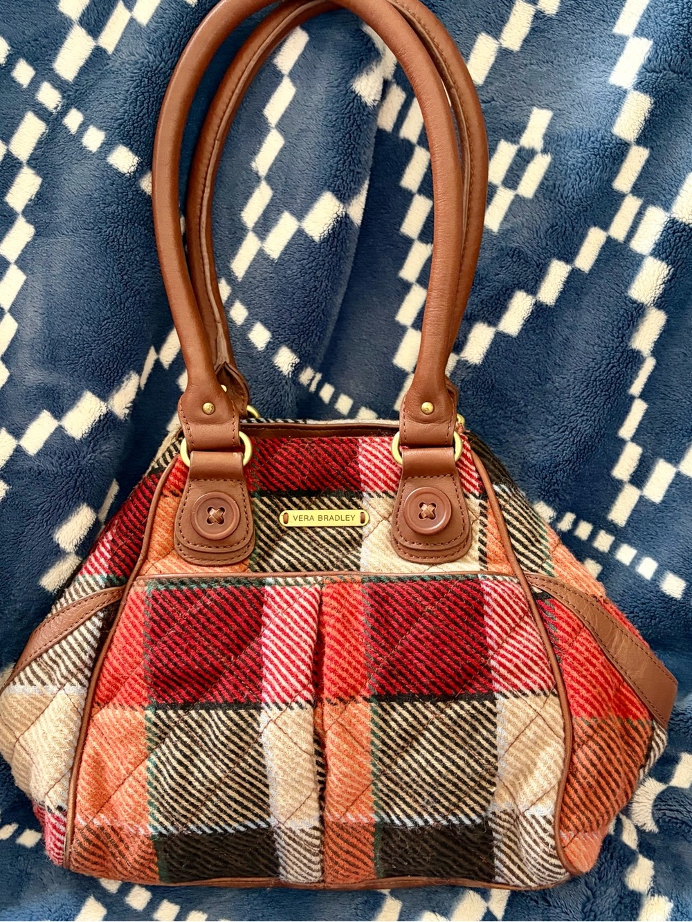 Vera Bradley Plaid Wool Women's Purse